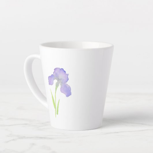 Violet Iris Milchtasse (Linke Ecke)