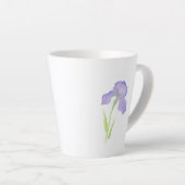 Violet Iris Milchtasse (Rechte Ecke)