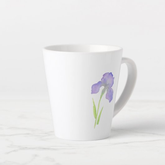 Violet Iris Milchtasse (Rechte Ecke)