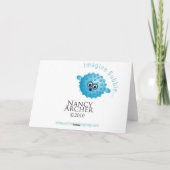 Violet Iris Note Card Karte (Rückseite)