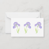 Violet Iris Note Card Mitteilungskarte (Vorderseite)