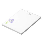 Violet Iris Notizblock (Rotiert)