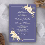 Violet Ivory Floral Blätter Zweigstelle muslimisch Einladung<br><div class="desc">Die Einladung zur Hochzeit im islamischen Stil mit einem faszinierenden Blumendesign und "Bismillah" in arabischer Kalligrafie lädt Sie ein. Fügen Sie einfach Ihre Veranstaltungsdetails zu dieser einfach zu bedienenden Vorlage hinzu, um sie zu einer einmaligen Einladung zu machen. Diese Karte ist vollständig anpassbar. Alle Texte sind editierbar und die Hintergrundfarbe...</div>