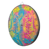 VIOLET LACE - Digital - Fraktal Art - Dartscheibe (Vorderseite rechts)