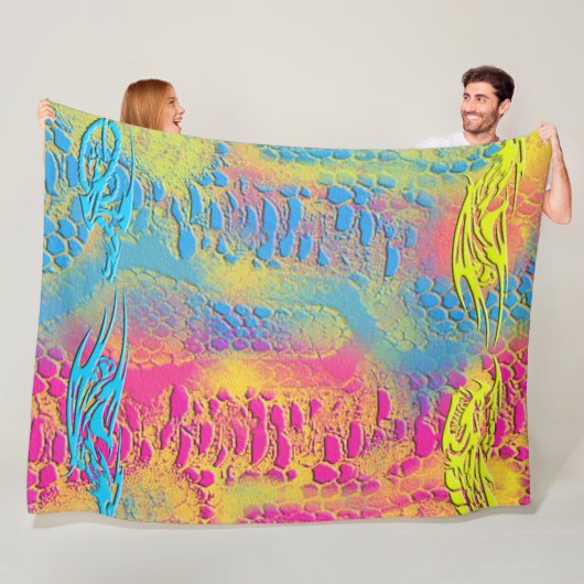 VIOLET LACE - Digital - Fraktal Art - Fleecedecke (Beispiel)
