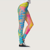 VIOLET LACE - Digital - Fraktal Art - Leggings (Rechts)