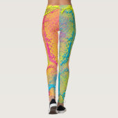 VIOLET LACE - Digital - Fraktal Art - Leggings (Rückseite)