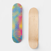 VIOLET LACE - Digital - Fraktal Art - Skateboard (Vorderseite)