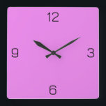 Violet / Lavendel Magenta EE82EE - Option für den  Quadratische Wanduhr<br><div class="desc">Fügen Sie einen Namen, Initialen oder Text hinzu, oder behielt Sie die Farbe alleine. Farbkoordinaten mit anderen Elementen des Ladens basierend auf dem Namen und dem HEX-Code (sechsstellige Hex-Triole). Verwenden Sie diesen Code, um andere Elemente zu mischen, zu ergänzen und anzupassen, um diese zu ergänzen oder um anderen Auflistungen hinzuzufügen....</div>