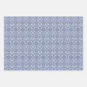 Violet, Lavender, Lilac, Blues & White Art Deco  Geschenkpapier Set (Vorderseite 3)