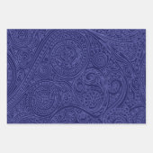Violet & Lavender Spiral Muster Geschenkpapier Set (Vorderseite)