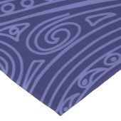 Violet & Lavender Spiral Muster Kurzer Tischläufer (Ecke)