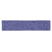 Violet & Lavender Spiral Muster Kurzer Tischläufer (Horizontal)