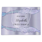 Violet lila agata Bridesmaid Große Geschenktüte (Vorderseite)