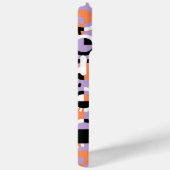 Violet Lila Black Orange Art Pattern Case-Mate iPhone Hülle (Rückseite / Rechts)