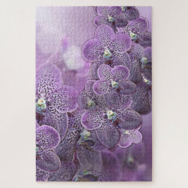 Violet Lila Blooming Blume Orchids Messenger ba Puzzle