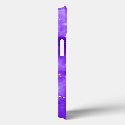 Violet Lila Funkelnd Sterne Celestial Foto Case-Mate iPhone Hülle (Rückseite / Rechts)