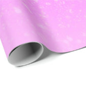 Violet Lila Glitzer Geschenkpapier (Rolleneckpunkt)