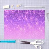 Violet Lila Glitzer Seidenpapier (Handwerk)