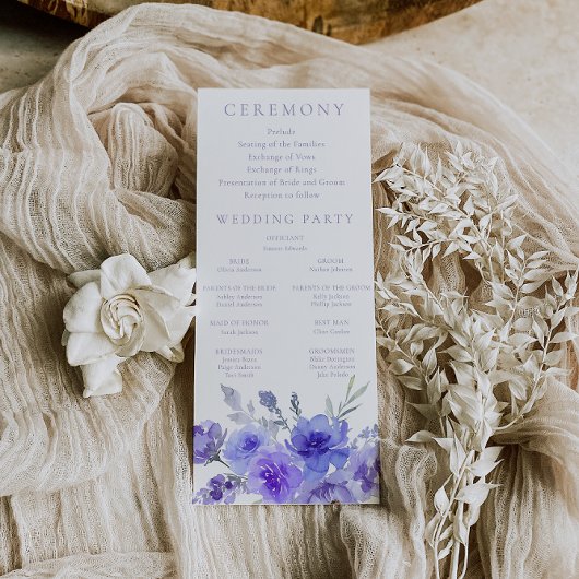 Violet Lila Hochzeitsfeier