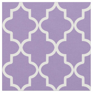 Violet Lila marokkanischer Quatrefolie Stoff