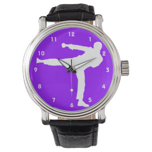 Violet Lila Martial Arts Armbanduhr