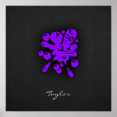 Violet Lila Paintball Poster (Vorne)