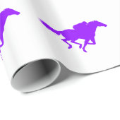 Violet Lila Racing Geschenkpapier (Rolleneckpunkt)