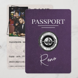 Violet Lila Reno Passport Save the Date