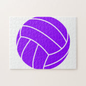 Violet Lila Volleyball Puzzle (Horizontal)