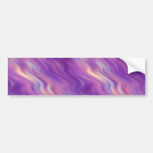 Violet Lila Wavy Textur Autoaufkleber (Vorne)