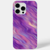 Violet Lila Wavy Textur Case-Mate iPhone Hülle (Rückseite)