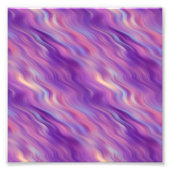 Violet Lila Wavy Textur Fotodruck (Vorne)