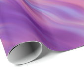 Violet Lila Wavy Textur Geschenkpapier (Rolleneckpunkt)