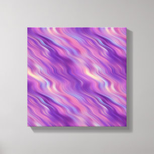 Violet Lila Wavy Textur Leinwanddruck