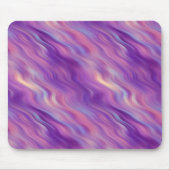 Violet Lila Wavy Textur Mousepad (Vorne)