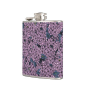 Violet Lilac Garden Flachmann (Links)