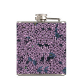 Violet Lilac Garden Flachmann (Rückseite)