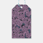 Violet Lilac Garden Geschenkanhänger (Rückseite)