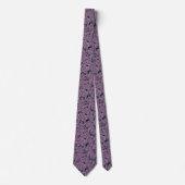 Violet Lilac Garden Krawatte (Vorderseite)