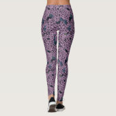 Violet Lilac Garden Leggings (Rückseite)