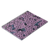 Violet Lilac Garden Notizblock (Linke Seite)