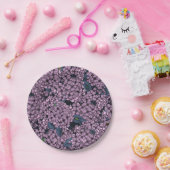 Violet Lilac Garden Pappteller (Party)