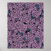 Violet Lilac garden Poster (Vorne)