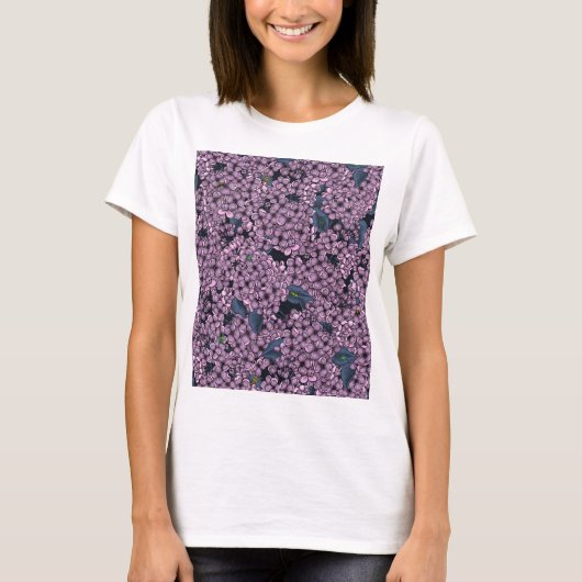 Violet Lilac Garden T-Shirt (Vorderseite)
