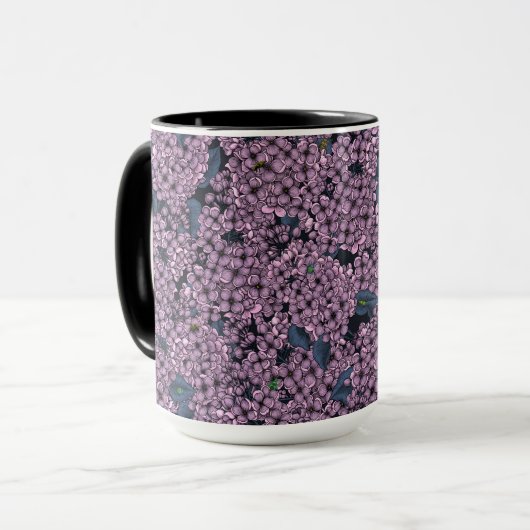 Violet Lilac Garden Tasse (Vorderseite Links)