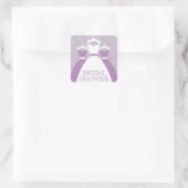 Violet Lilac Lila Brautparty Umschlag Aufkleber (Tasche)