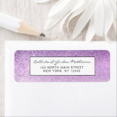 Violet Lilac Pastel Lila Triple Glitzer Ombre (Insitu)