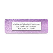 Violet Lilac Pastel Lila Triple Glitzer Ombre (Vorne)