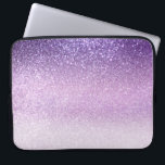 Violet Lilac Pastel Lila Triple Glitzer Ombre Laptopschutzhülle<br><div class="desc">Dieses geistliche und schicke Design ist perfekt für das Mädchen. Es zeigt Imitate gedruckt funkelnd dreifachen funkelnd Glitzer ombre Farbverlauf von violett lila, lila lila und pastellfarben lila. Es ist hübsch, modern, trendig und einzigartig.***WICHTIGE ANMERKUNG: Für individuelle Designanfragen wie z.B. passende Produktanfragen, Farbänderungen, Platzierungsänderungen oder andere Änderungswünsche klicken Sie bitte...</div>